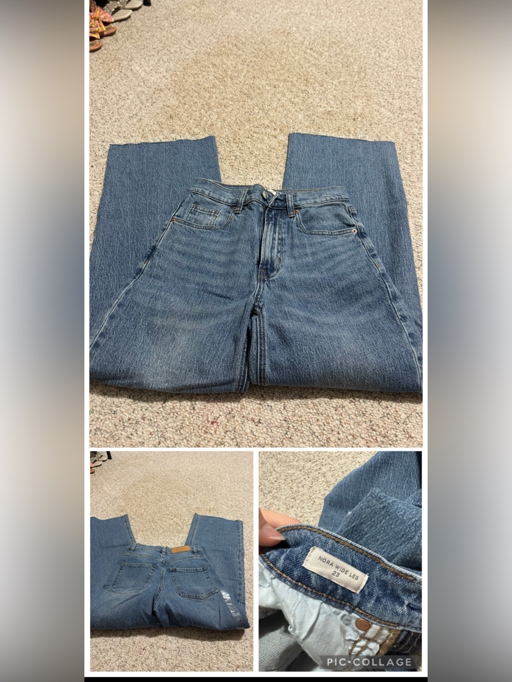 PacSun Women's Straight Leg Jeans - Medium Blue Wash